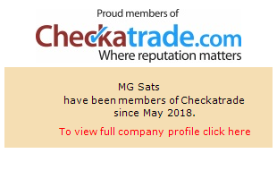 Checkatrade information for MG Sats