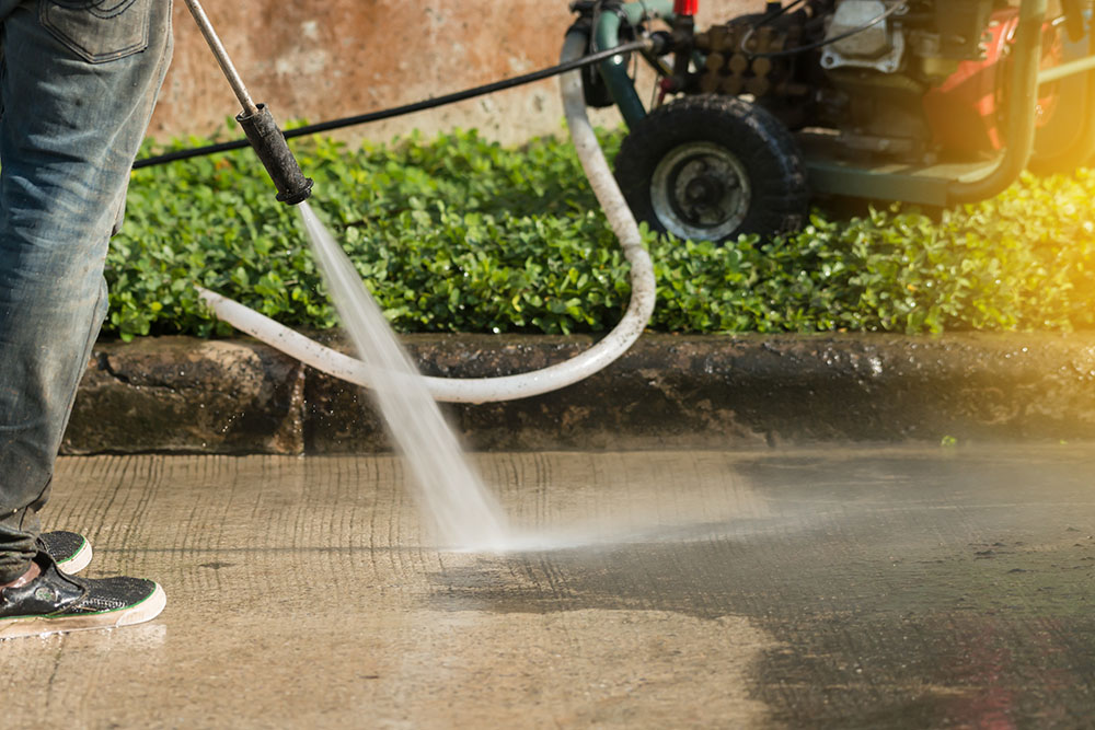 Patio cleaning
