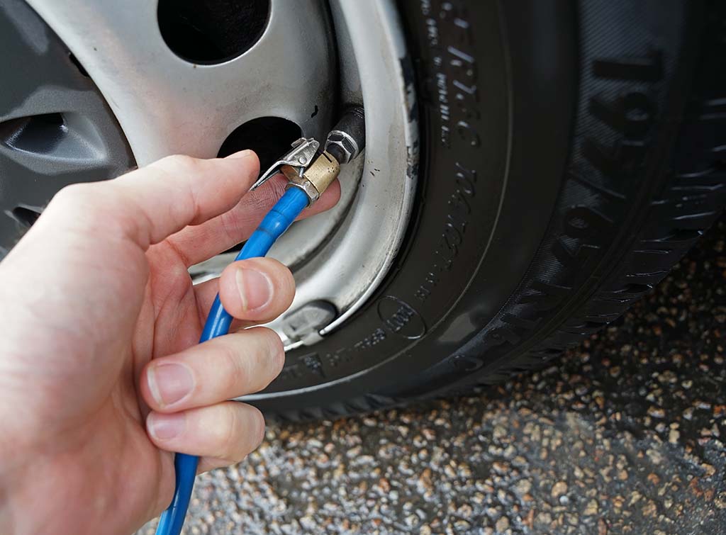 check tyre pressure