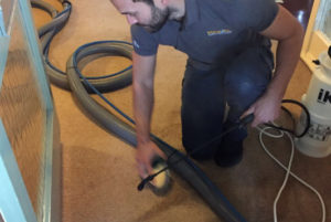 Cleaning after flood damage