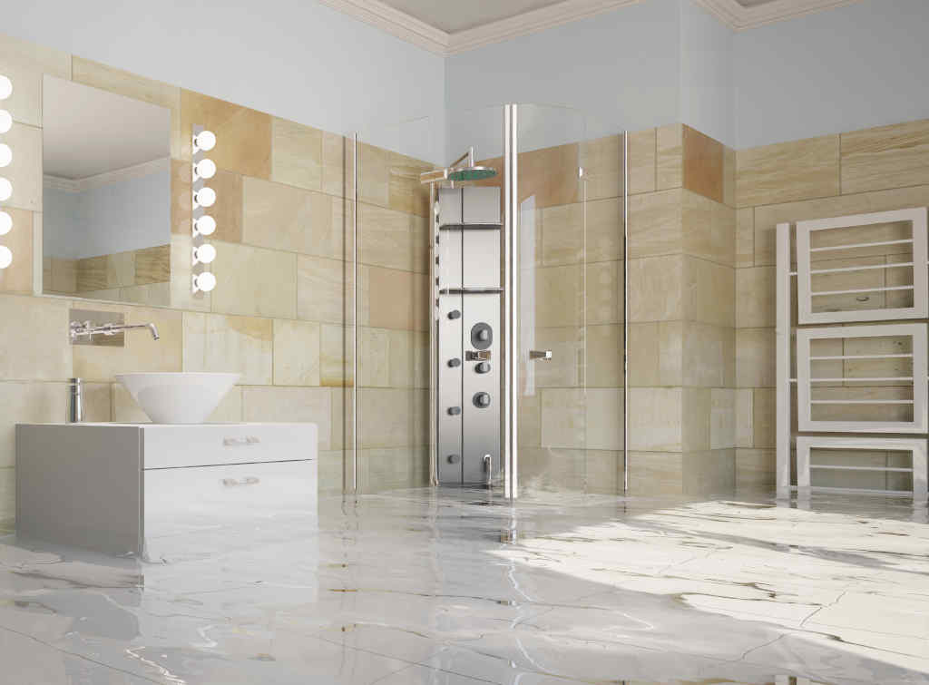 natural stone wet room flooring