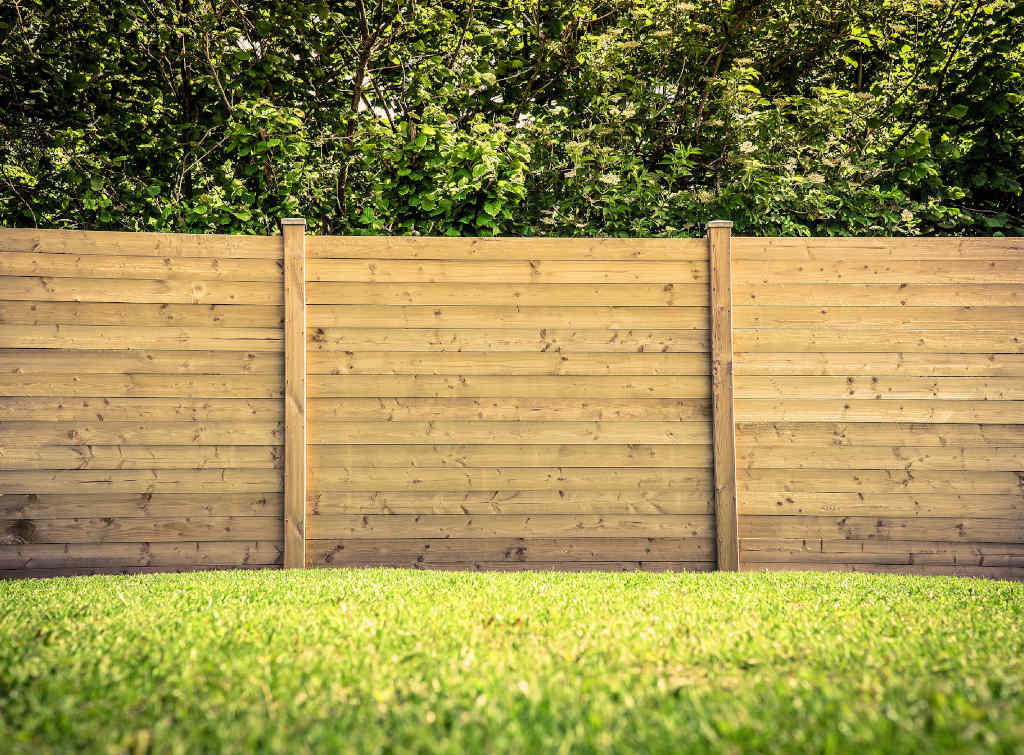 simple fence low maintenance garden
