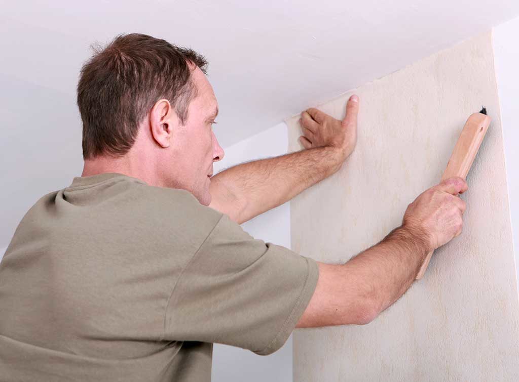 how to remove wallpaper glue from walls