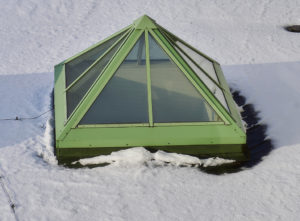Skylight installed