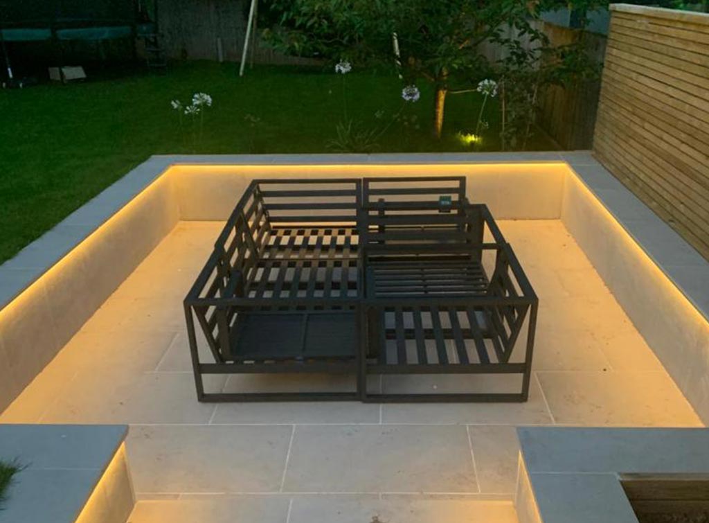 Newco Electrical recessed patio lighting