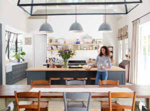 Open plan kitchen