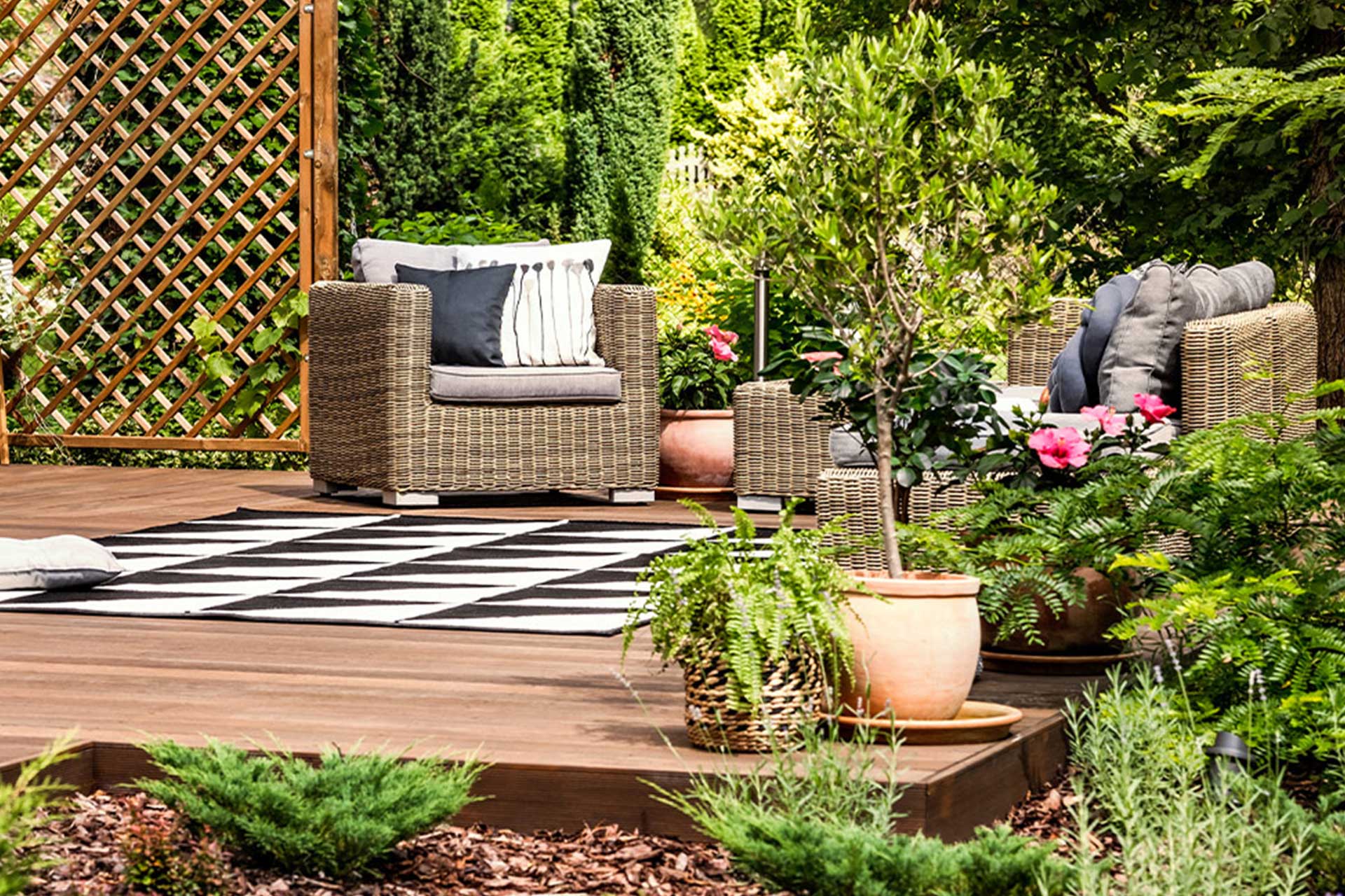 Garden decking shop