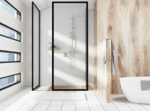 Stylish modern wet room