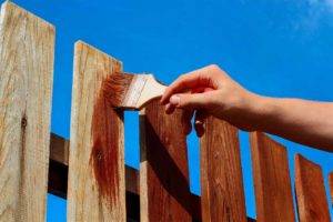 Fence painting cost