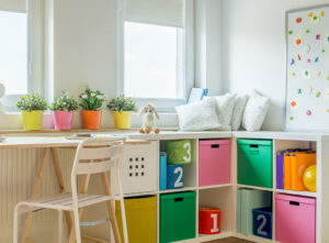 loft storage ideas colour