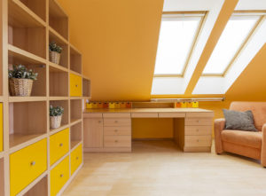Loft storage ideas for kids bedroom