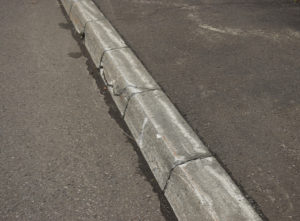 Kerb ready to be dropped