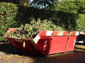 Skip for garden waste