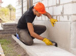 Damp proofing external walls