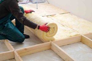 Floor insulation to prevent cold weather damage