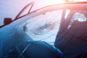 Storm damage windscreen repair