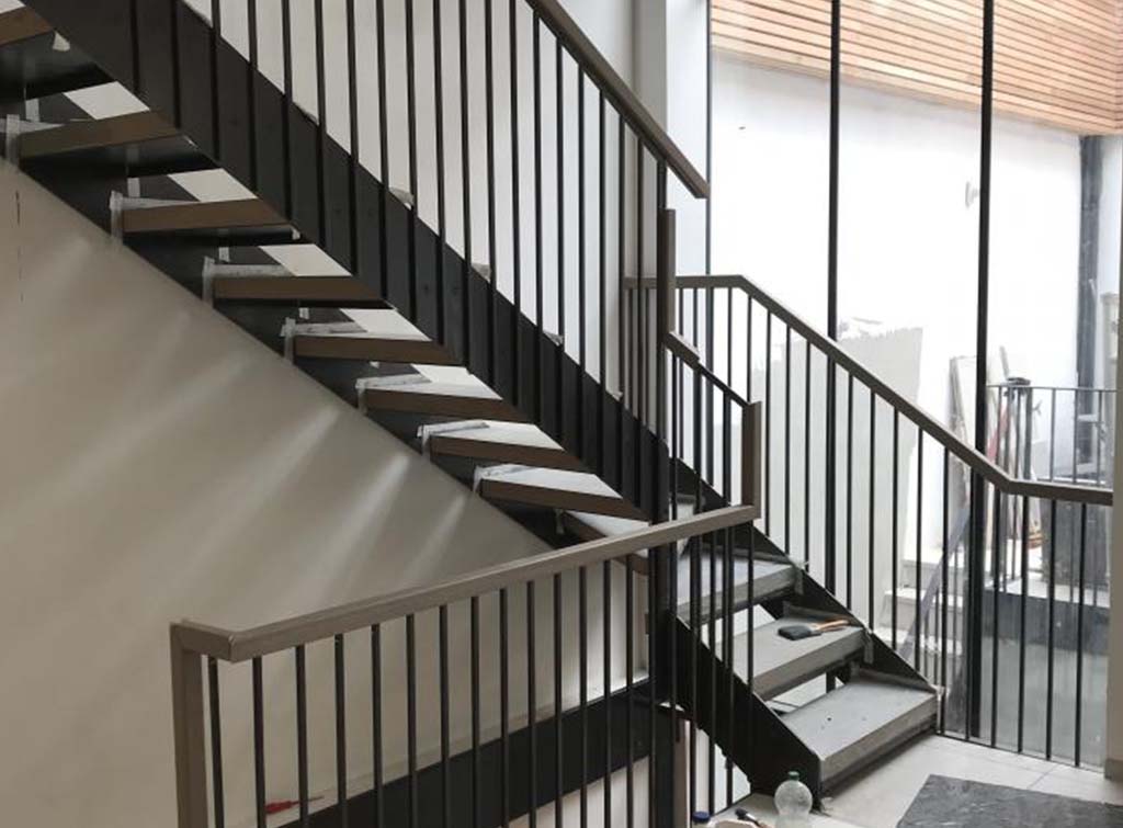 Metal staircase by The Atelier