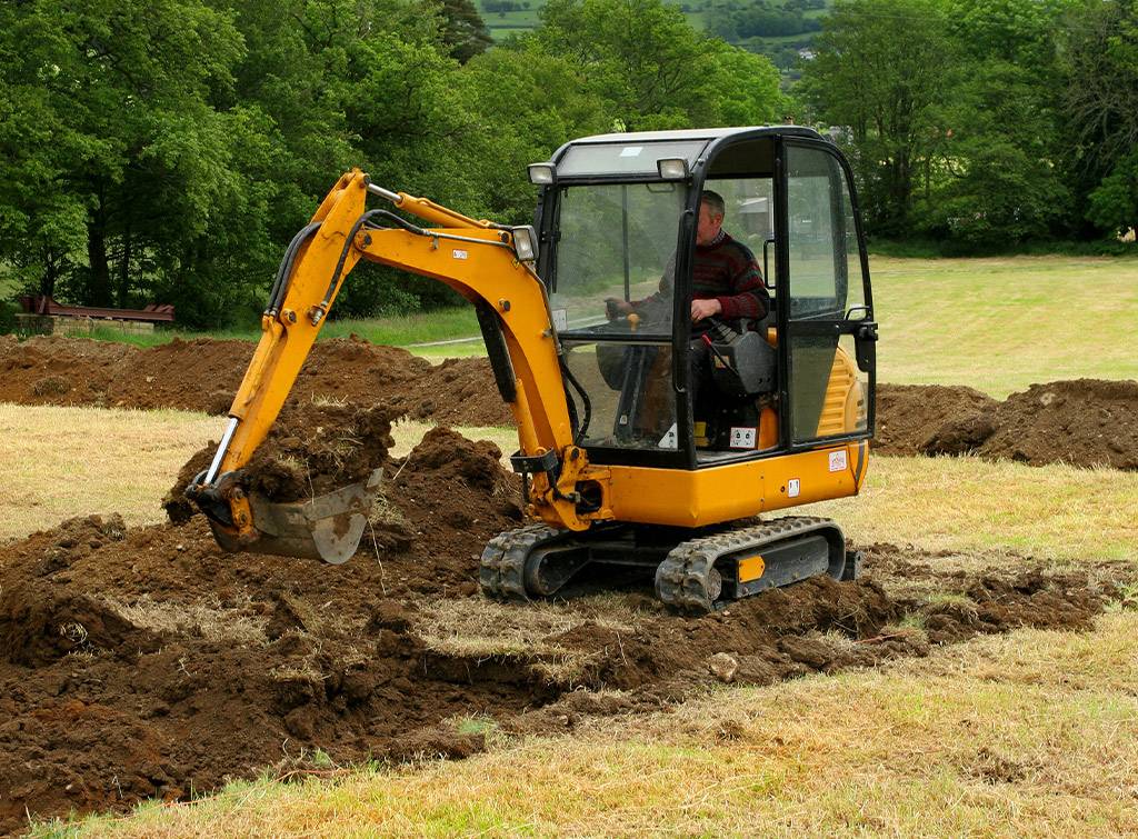 mini rc digger