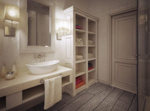 Smart storage for small bathrooms