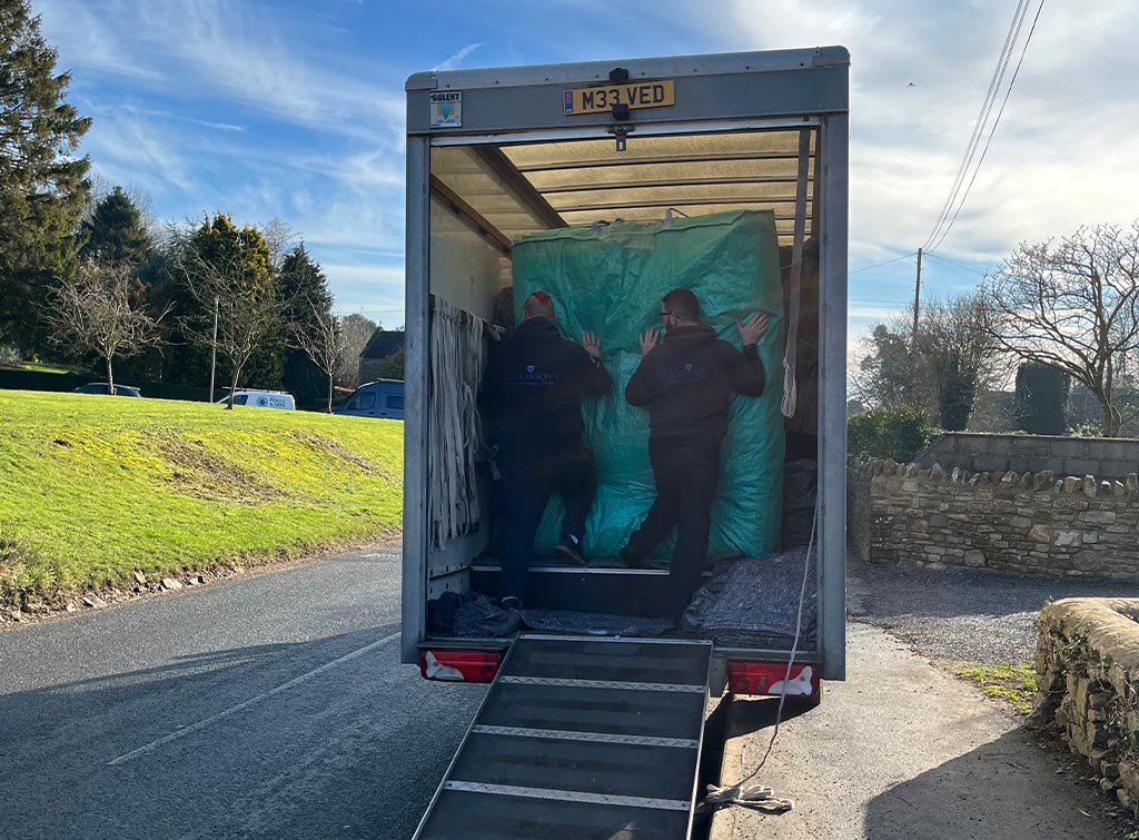 Wilkinsons Removals - Loading up the lorry