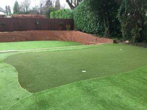 Woodcote's Artificial grass putting green