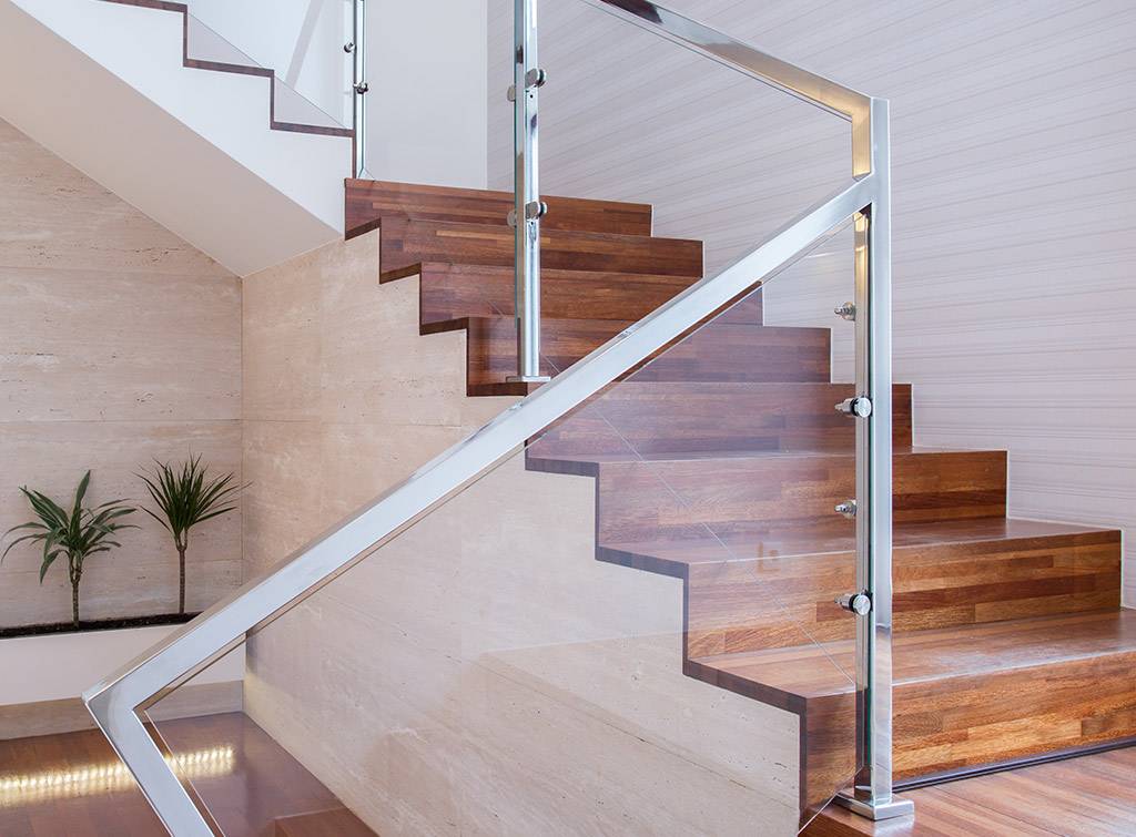 glass staircase cost