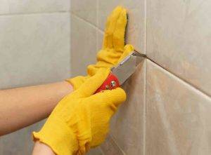how to remove grout