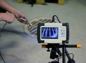 A video drain survey in progress