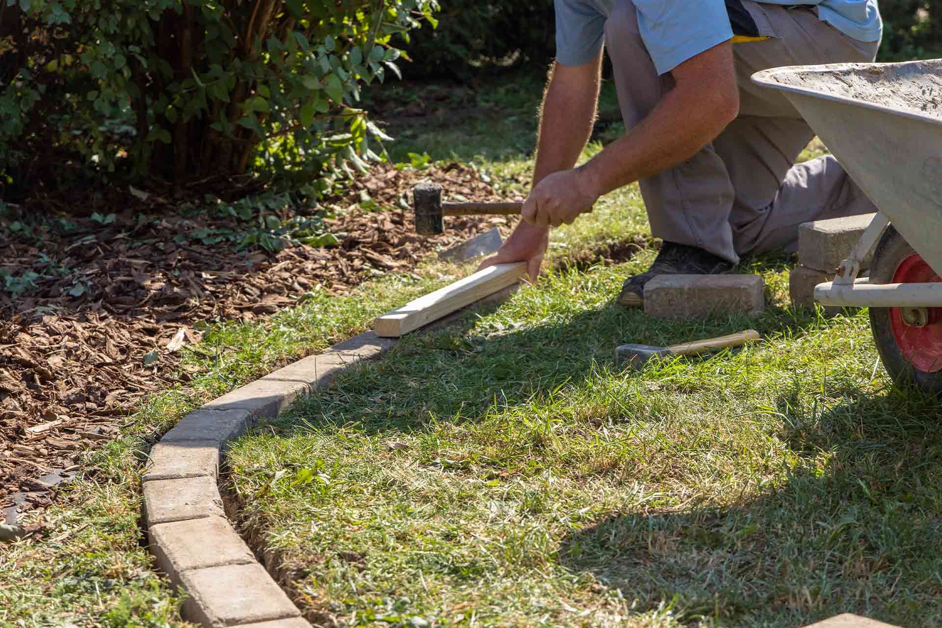 Image of Concrete edging strips for edging