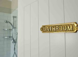 Bathroom signage
