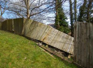 Prevent wind damage by reinforcing your fence