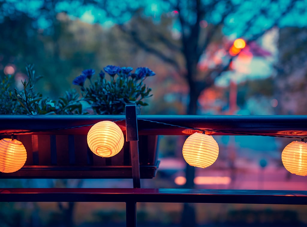Garden shop bar lights
