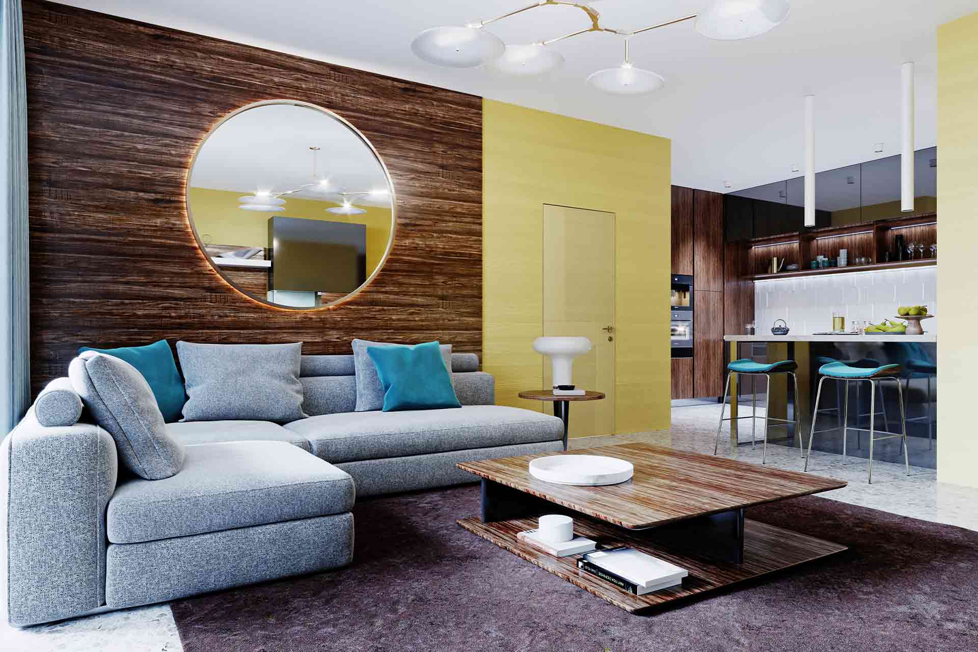 Feature wall living shop room ideas