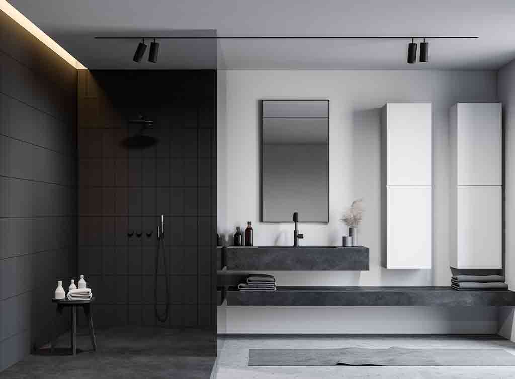 Luxurious shower room idea