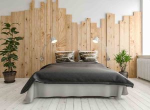 Minimalist bedroom feature wall ideas