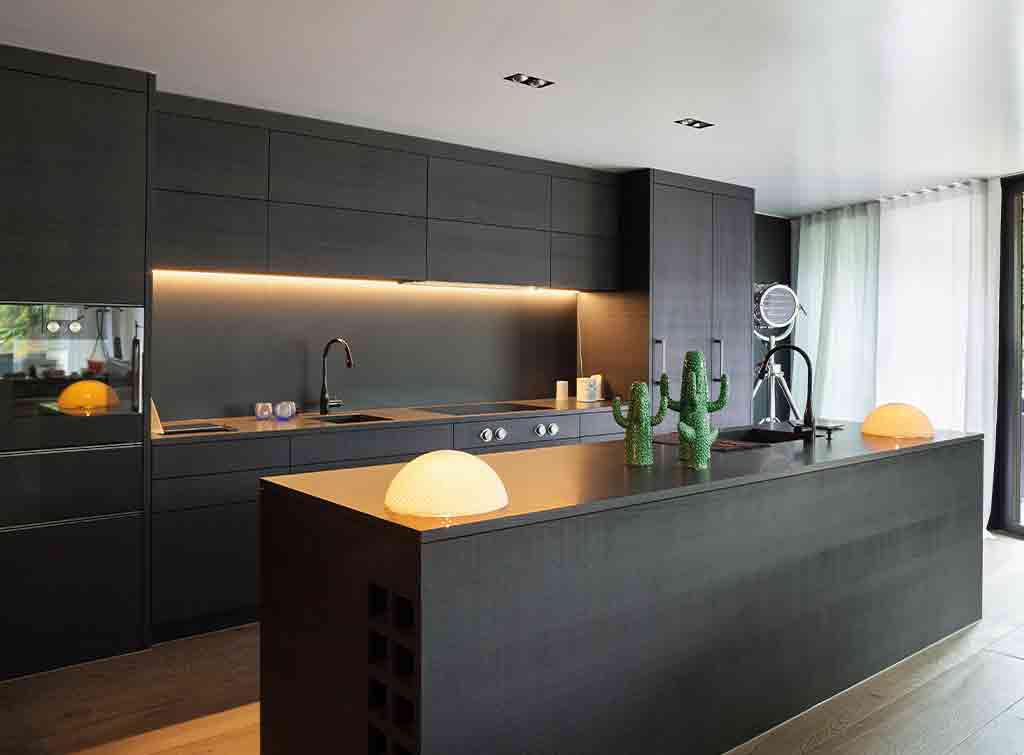 Modern kitchen lighting idea