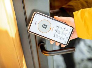 Smart lock with phone