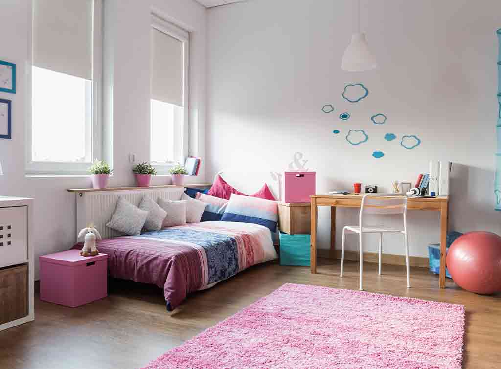 Teenage bedroom colour idea