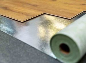 how to lay laminate floor underlay