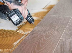 how to lay laminate flooring on concrete