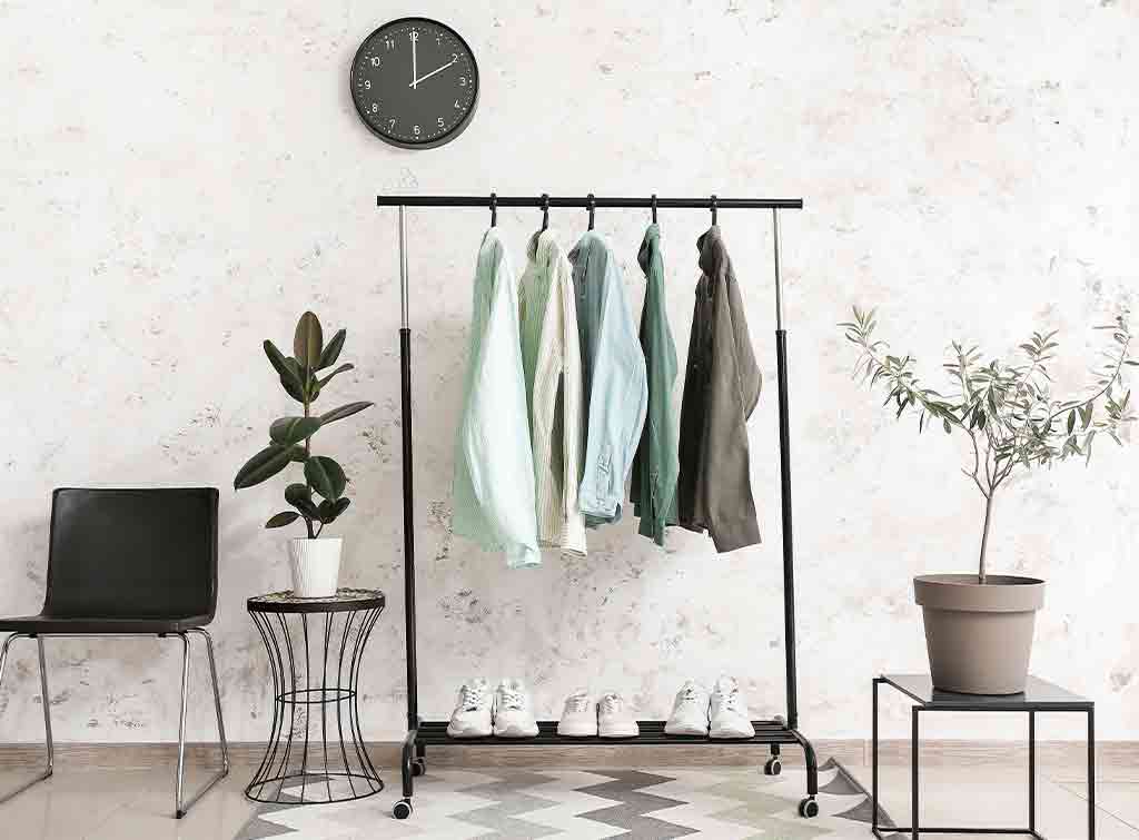 Minalist dressing room ideas