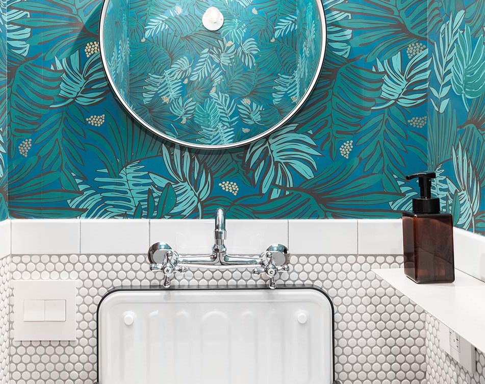 Bathroom wallpaper design