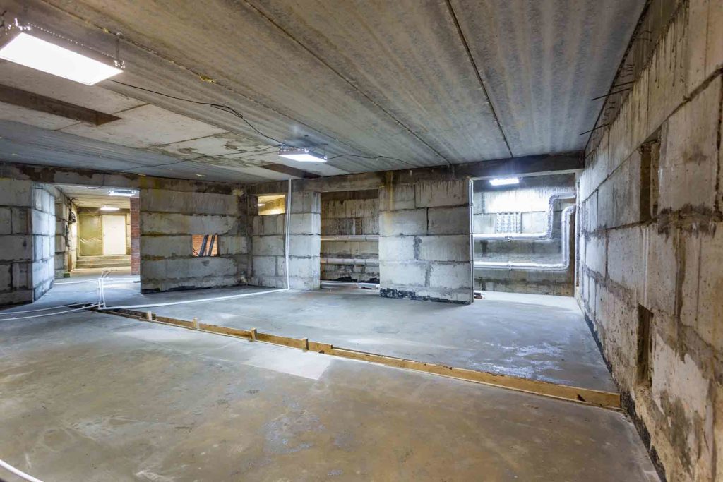 lowering basement floor cost