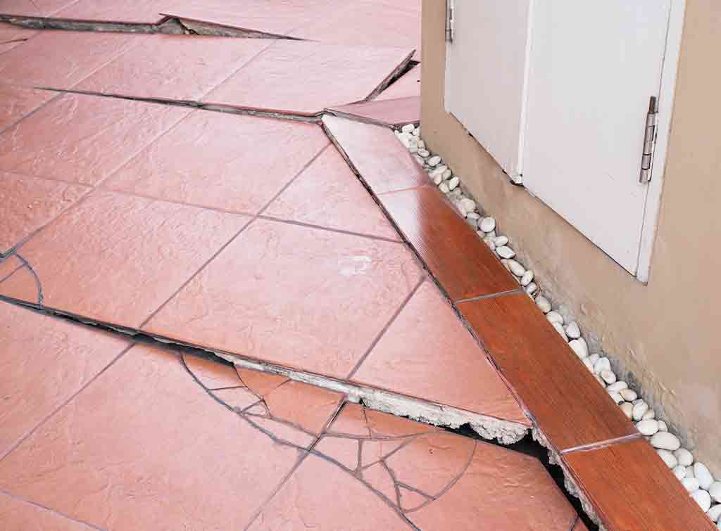 Flooring subsidence issues