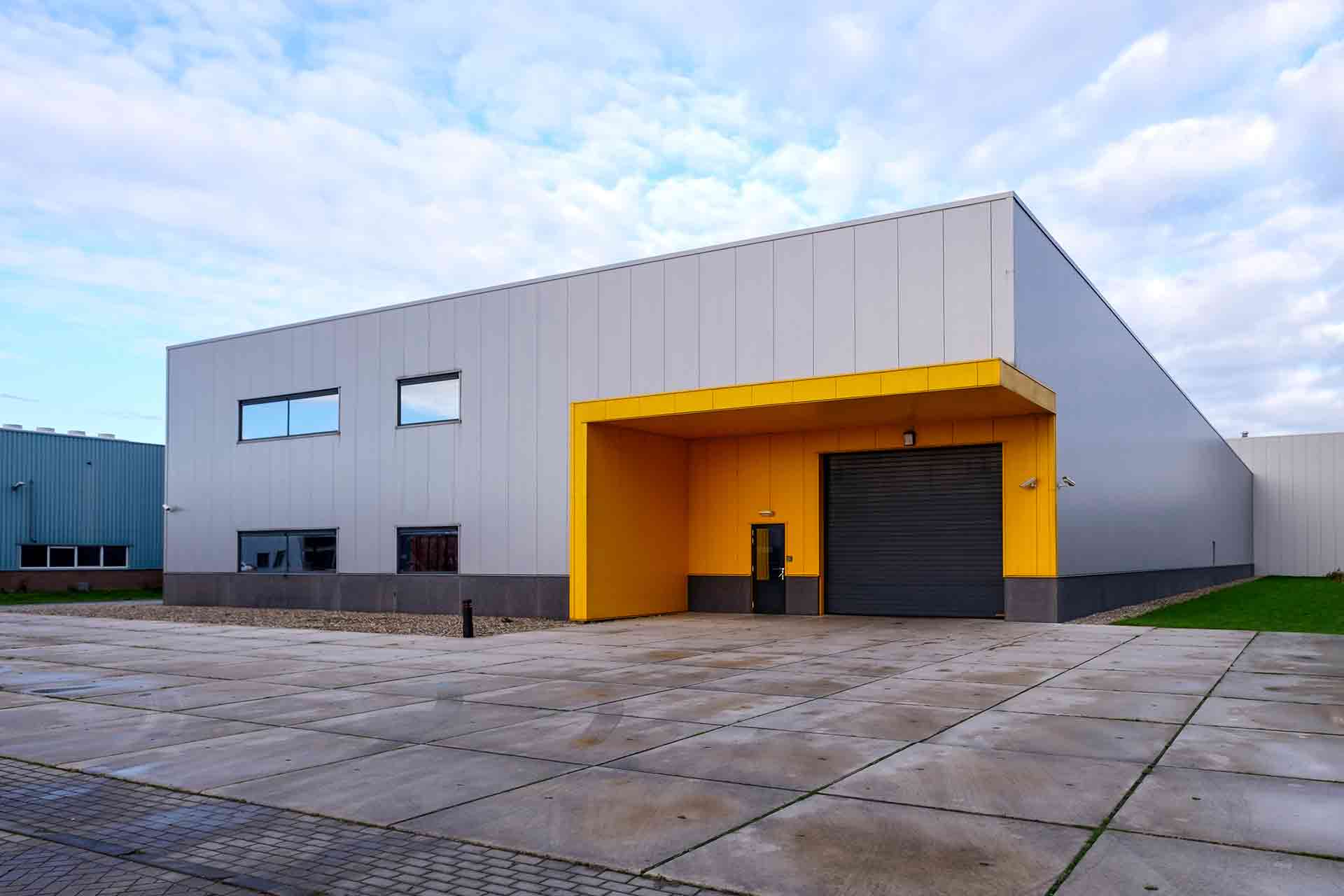 Warehouse building price - 1,388 m² space gain from HALTEC