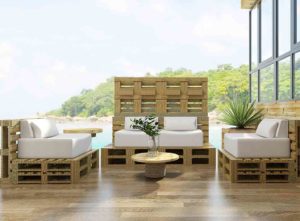 pallet garden furniture