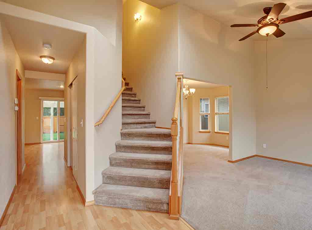 Modern carpet stairs deals