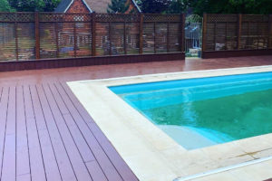 Grace and Favour swimming pool decking