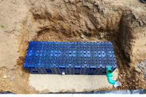how to build a soakaway for rainwater