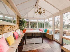 Edwardian roof conservatory design
